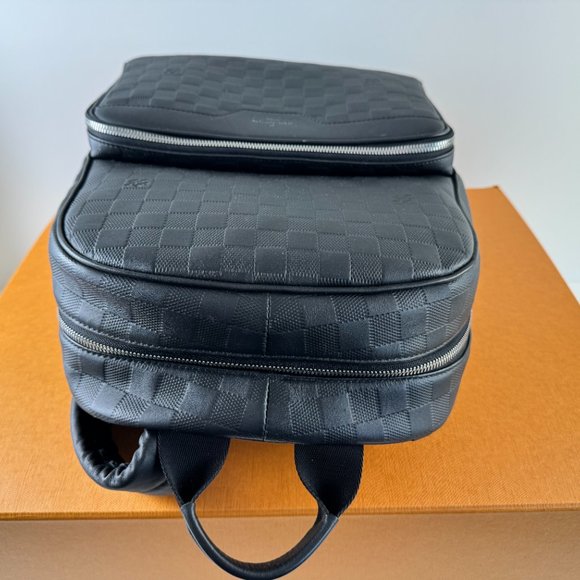 LOUIS VUITTON N40306 Damier Infini Backpack Rucksack Black Men's - Picture 8 of 16